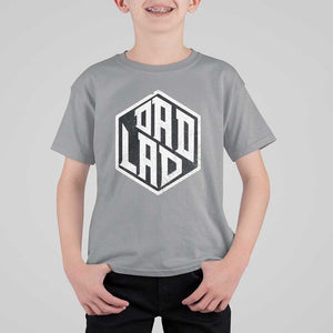 Dad Lad T Shirt For Kid Vintage Father's Day TS11 Sport Gray Print Your Wear