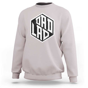 Dad Lad Sweatshirt Vintage Father's Day TS11 Ice Gray Print Your Wear