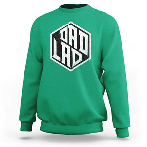 Dad Lad Sweatshirt Vintage Father's Day TS11 Irish Green Print Your Wear