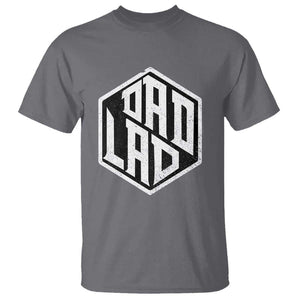 Dad Lad T Shirt Vintage Father's Day TS11 Charcoal Print Your Wear