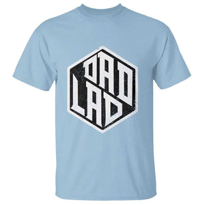 Dad Lad T Shirt Vintage Father's Day TS11 Light Blue Print Your Wear