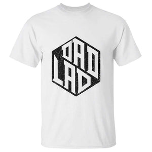 Dad Lad T Shirt Vintage Father's Day TS11 White Print Your Wear