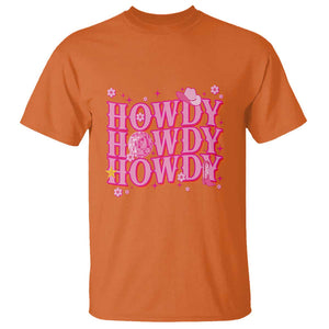 Funny Cowboy T Shirt Howdy Western Country Pink Retro Disco Ball TS11 Orange Print Your Wear