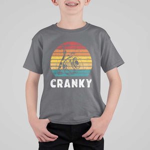 Fishing Lover T Shirt For Kid Cranky Vintage Retro Crankbait Fishermen TS11 Charcoal Print Your Wear