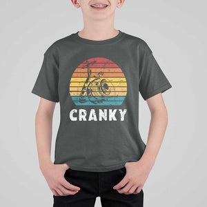 Fishing Lover T Shirt For Kid Cranky Vintage Retro Crankbait Fishermen TS11 Dark Heather Print Your Wear