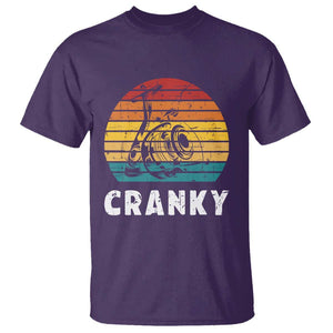 Fishing Lover T Shirt Cranky Vintage Retro Crankbait Fishermen TS11 Purple Print Your Wear