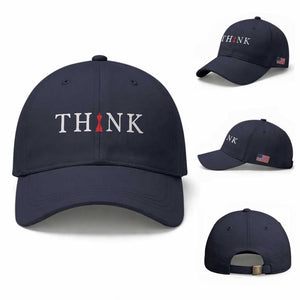 Chess Player Baseball Cap Think Vintage Master Player TS11 Baseball Cap Universal Fit Navy Print Your Wear