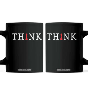 Chess Player Coffee Mug Think Vintage Master Player TS11 Black Print Your Wear