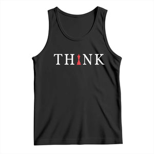 Chess Player Tank Top Think Vintage Master Player TS11 Black Print Your Wear