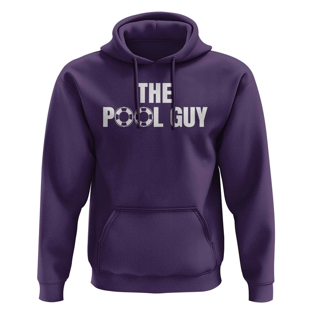 Funny Swimming Lover Hoodie The Pool Guy Expert TS11 Purple Print Your Wear