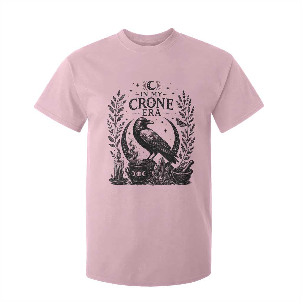 In My Crone Era T Shirt For Kid Witchy Raven Cauldron Goth Dark Mystic