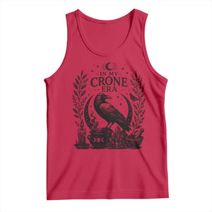 In My Crone Era Tank Top Witchy Raven Cauldron Goth Dark Mystic