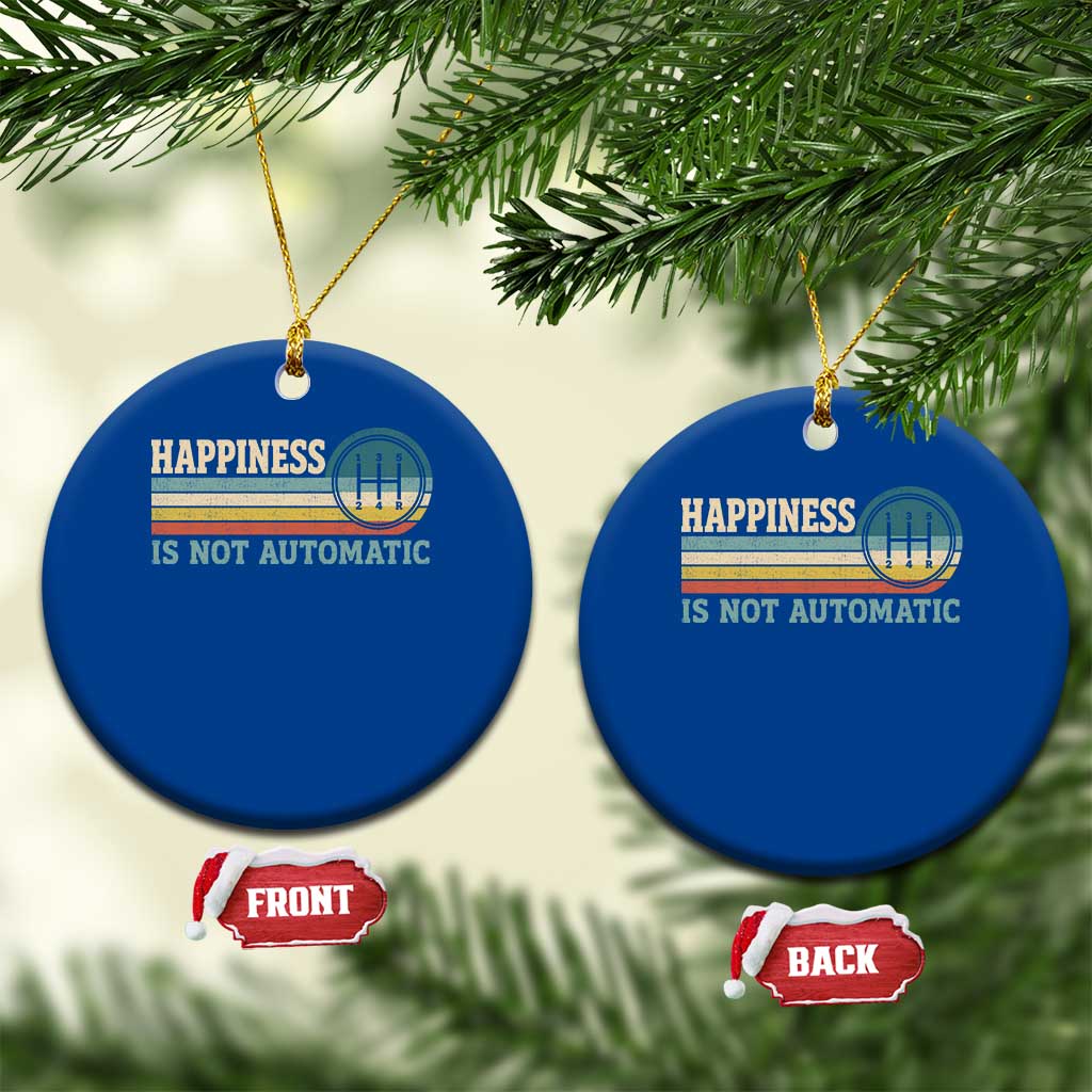 Happiness Is Not Automatic 5 Speed Manual Transmission Car Ceramic Ornament TS11 1pc Blue Print Your Wear