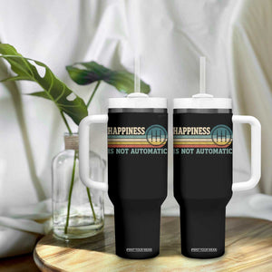 Happiness Is Not Automatic 5 Speed Manual Transmission Car Tumbler With Handle TS11 Print Your Wear