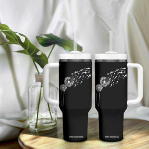 Shark Dandelion Flower for Ocean Wildlife Lover Tumbler With Handle TS11 Print Your Wear