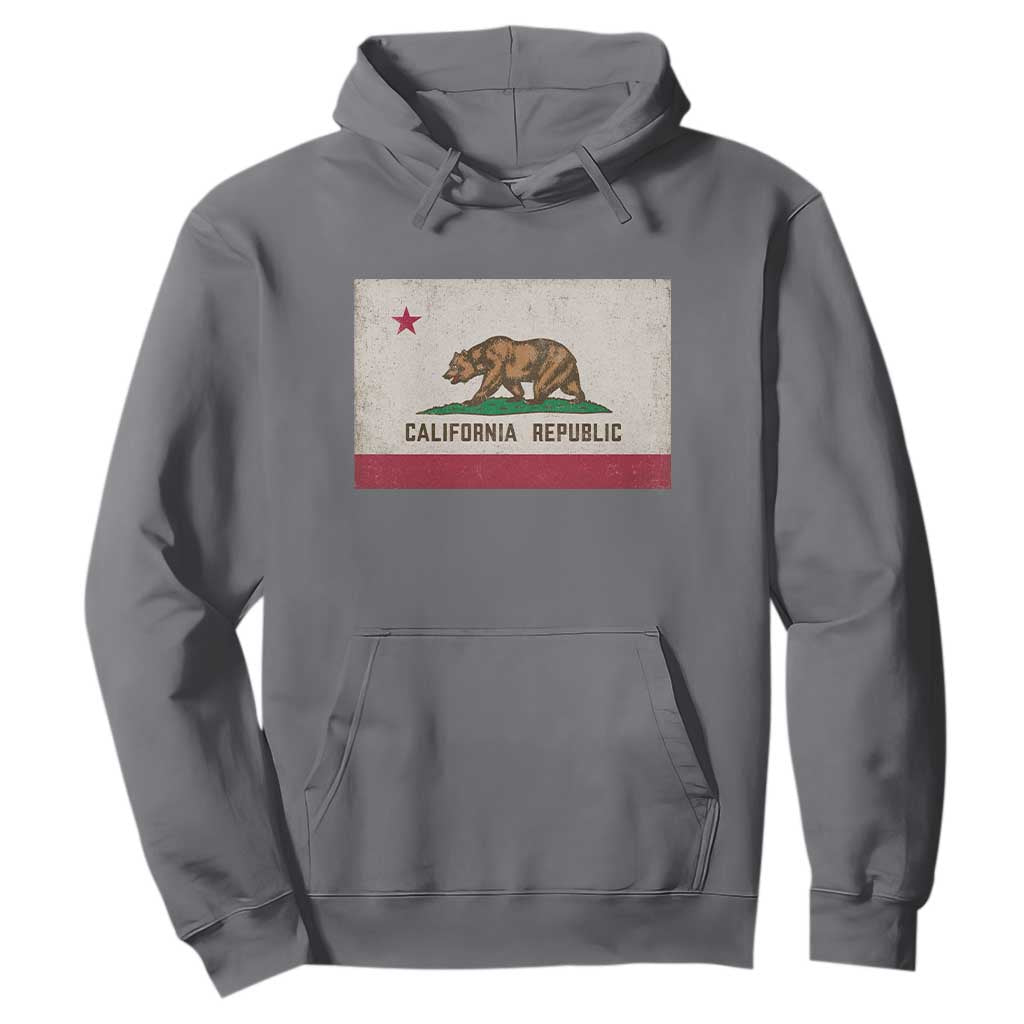 California State Flag Hoodie Grizzly Bear SoCal Norcal Cencal