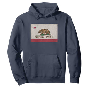 California State Flag Hoodie Grizzly Bear SoCal Norcal Cencal