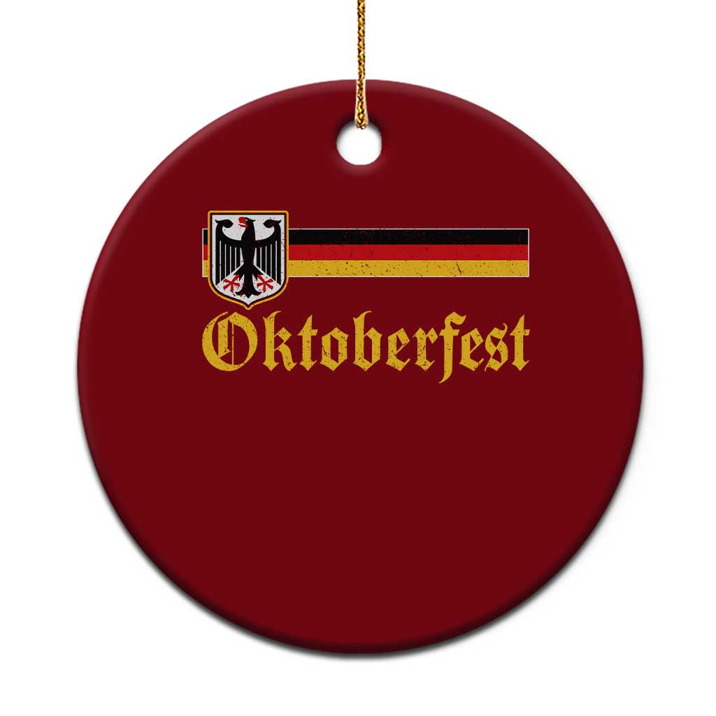 Oktoberfest German Bundesadler Coat of Arms Ceramic Ornament Bavarian Drinking Festival TS11 1pc Red Print Your Wear