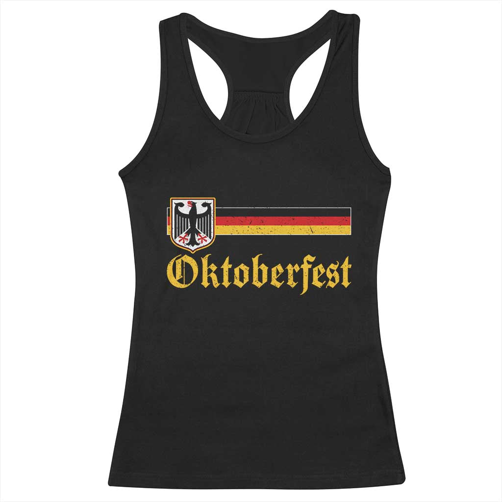 Oktoberfest German Bundesadler Coat of Arms Racerback Tank Top Bavarian Drinking Festival TS11 Black Print Your Wear