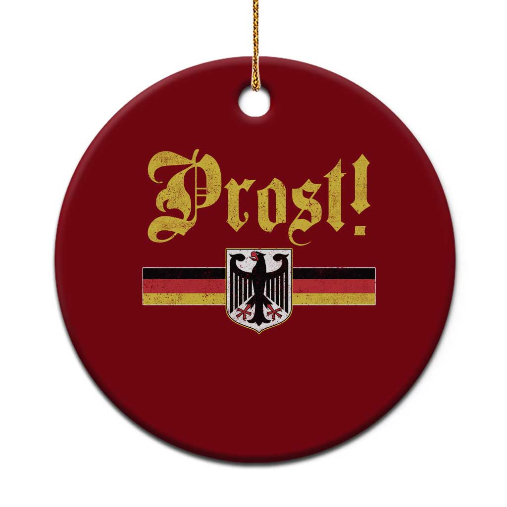 Prost Oktoberfest Beer Drinking Ceramic Ornament German Flag Bundesadler Coat of Arms TS11 1pc Red Print Your Wear