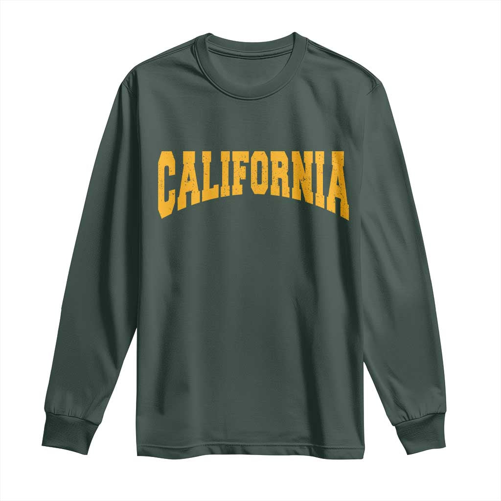 California Sports Throwback Long Sleeve Shirt Cali State Pride Souvenir