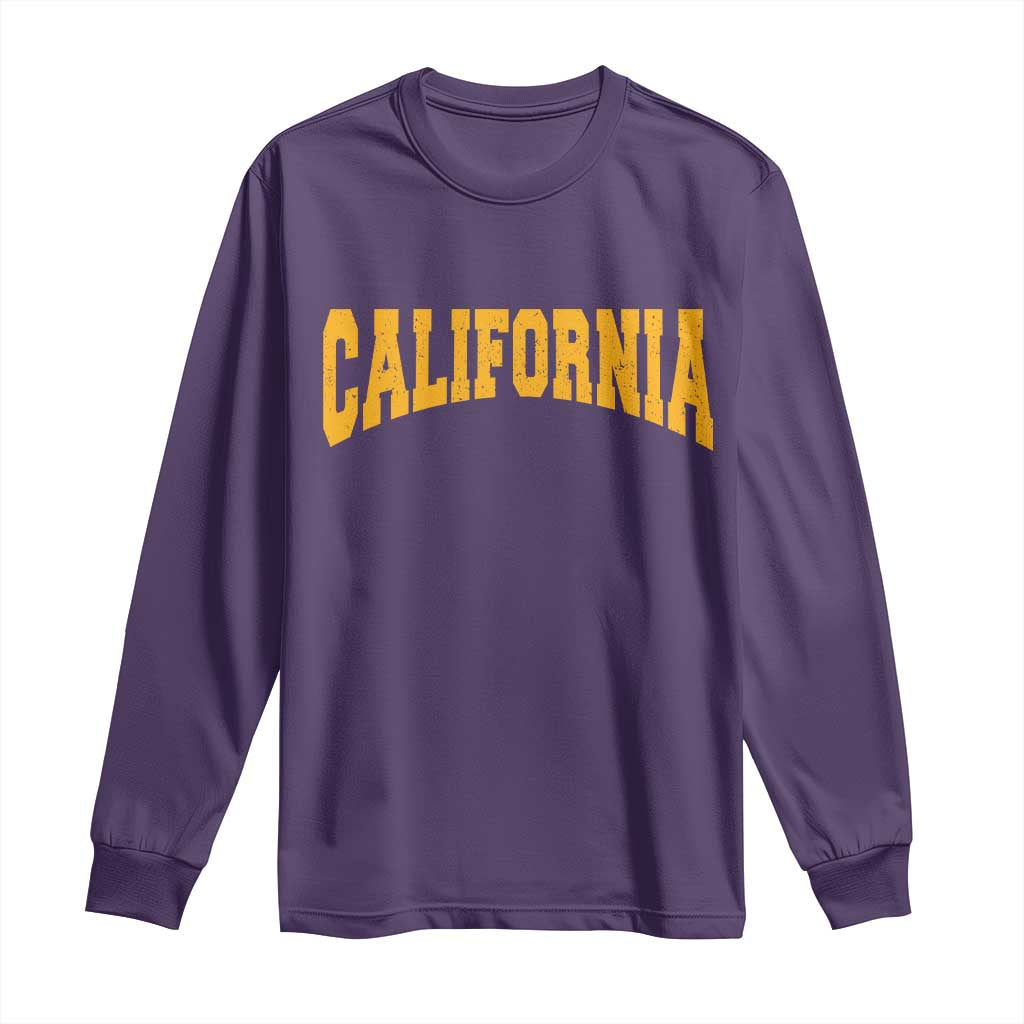 California Sports Throwback Long Sleeve Shirt Cali State Pride Souvenir