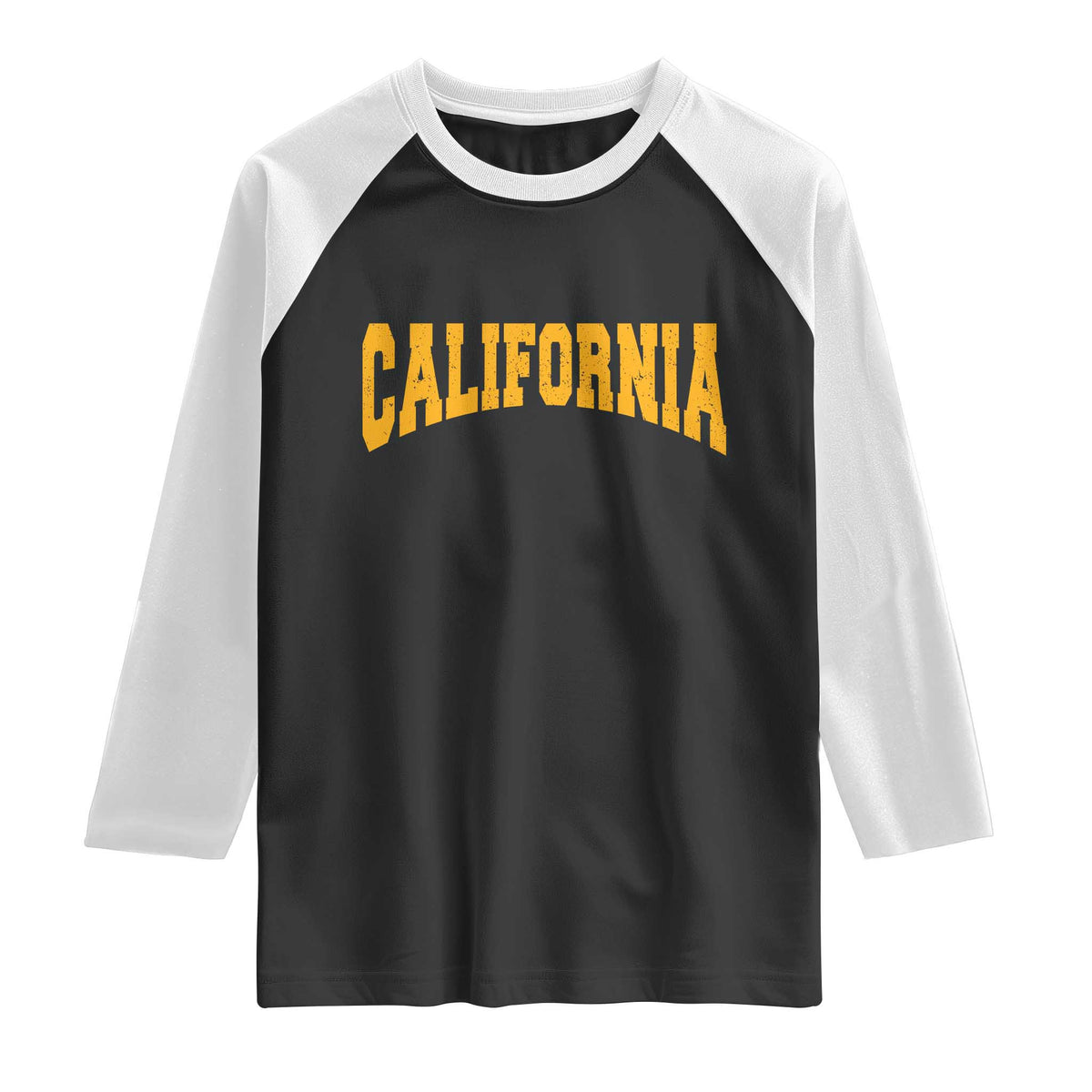 California Sports Throwback Raglan Shirt Cali State Pride Souvenir