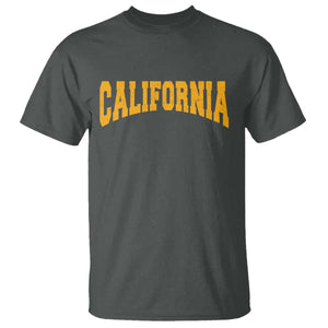 California Sports Throwback T Shirt Cali State Pride Souvenir