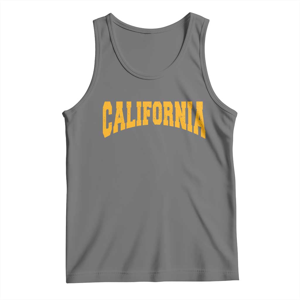 California Sports Throwback Tank Top Cali State Pride Souvenir