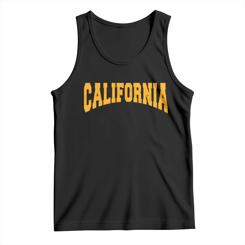 California Sports Throwback Tank Top Cali State Pride Souvenir