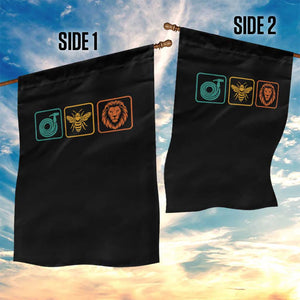 Hose Bee Lion Icons Funny Meme Retro Garden Flag TS11 Print Your Wear