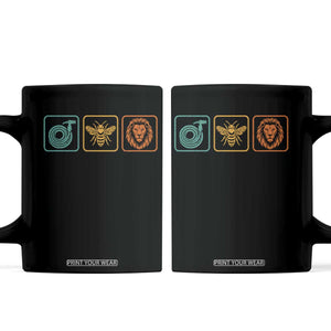 Hose Bee Lion Icons Funny Meme Retro Coffee Mug TS11 Black Print Your Wear