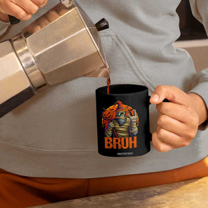 Funny Halloween Bigfoot Coffee Mug Bruh Spooky Mummy Sasquatch Jack O Lantern TS11 Print Your Wear