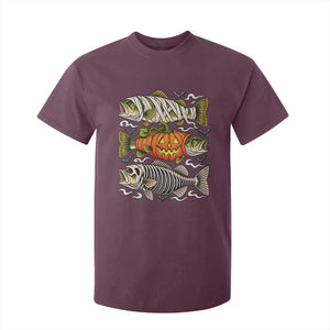 Halloween Bass Fish Pumpkin Skeleton Mummy T Shirt For Kid
