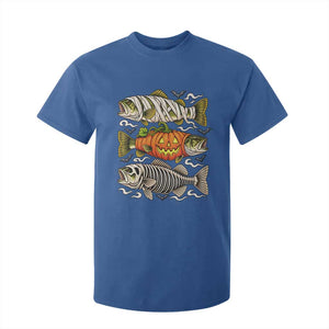 Halloween Bass Fish Pumpkin Skeleton Mummy T Shirt For Kid