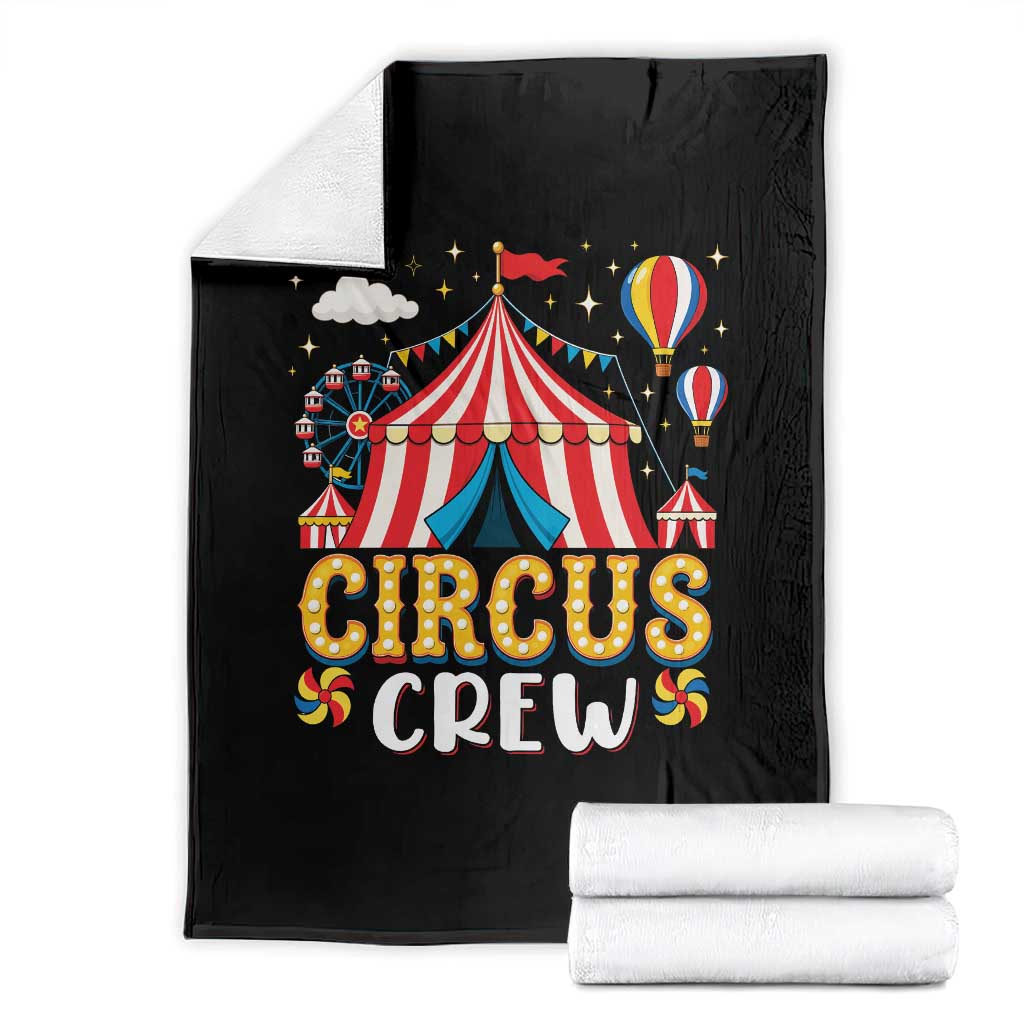 Circus Crew Throw Blanket Funny Circus Staff Clown Party Carnival