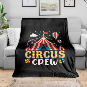 Circus Crew Throw Blanket Funny Circus Staff Clown Party Carnival