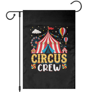 Circus Crew Garden Flag Funny Circus Staff Clown Party Carnival