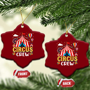 Circus Crew Ceramic Ornament Funny Circus Staff Clown Party Carnival