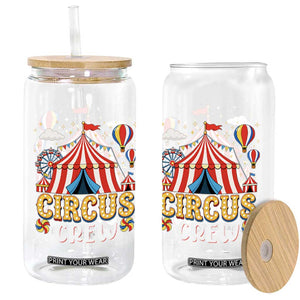 Circus Crew Glass Can Funny Circus Staff Clown Party Carnival
