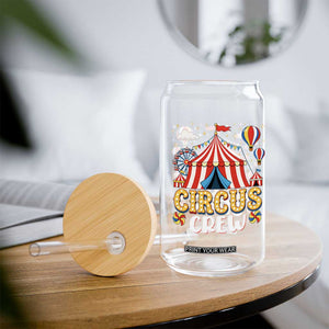Circus Crew Glass Can Funny Circus Staff Clown Party Carnival