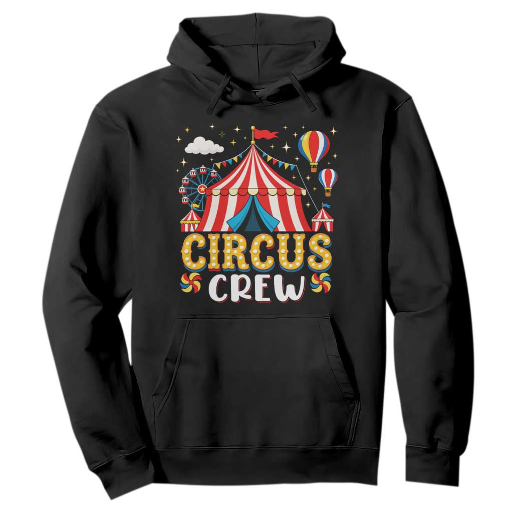 Circus Crew Hoodie Funny Circus Staff Clown Party Carnival