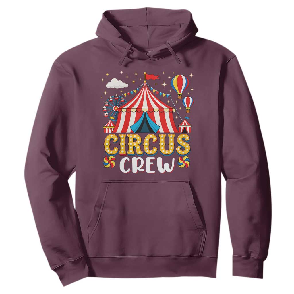 Circus Crew Hoodie Funny Circus Staff Clown Party Carnival