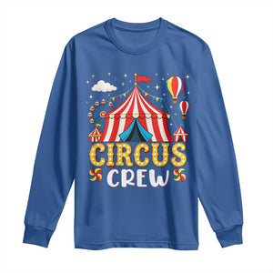 Circus Crew Long Sleeve Shirt Funny Circus Staff Clown Party Carnival