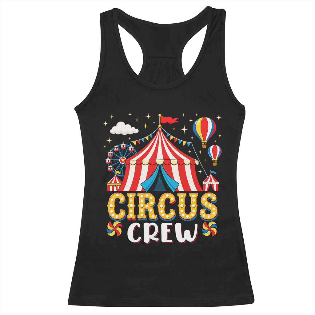 Circus Crew Racerback Tank Top Funny Circus Staff Clown Party Carnival
