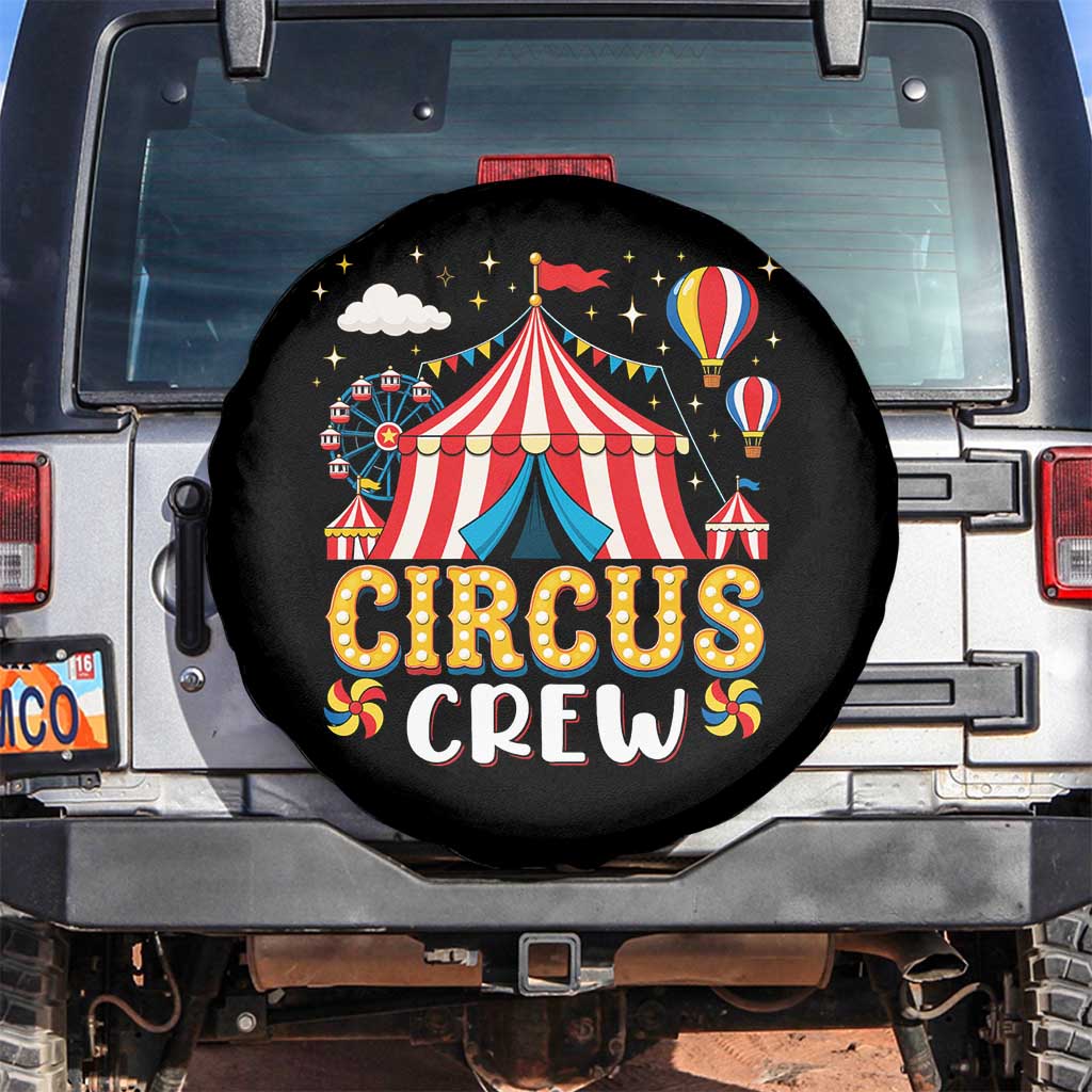 Circus Crew Spare Tire Cover Funny Circus Staff Clown Party Carnival