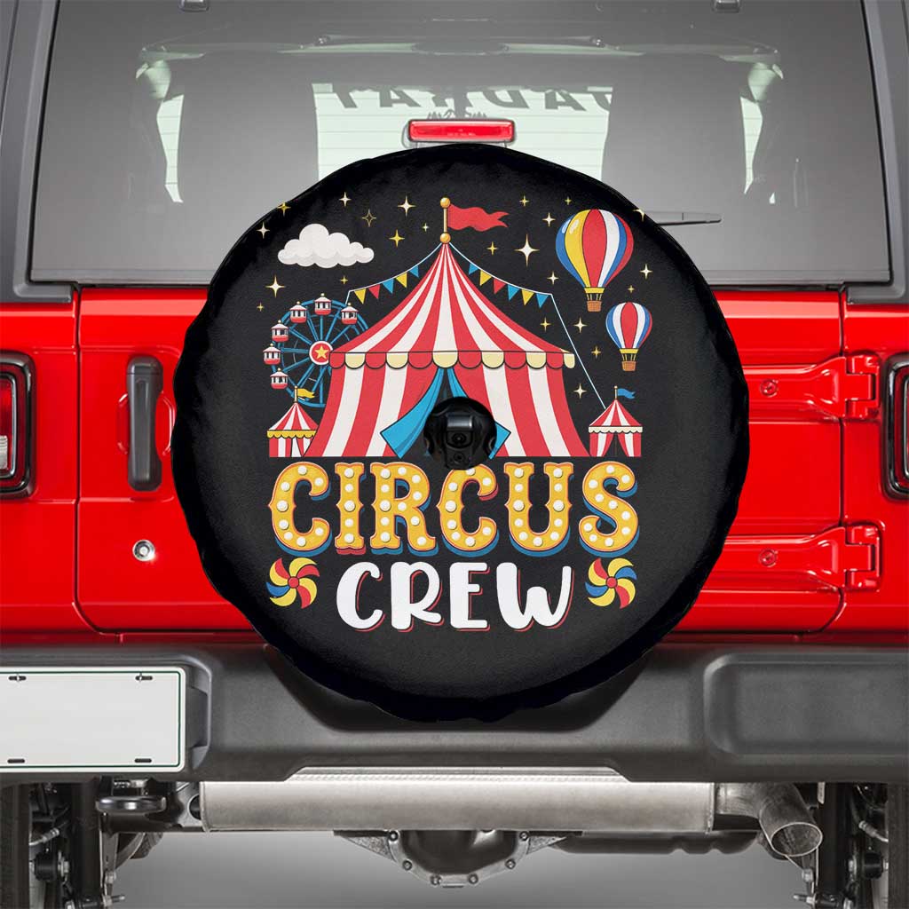 Circus Crew Spare Tire Cover Funny Circus Staff Clown Party Carnival