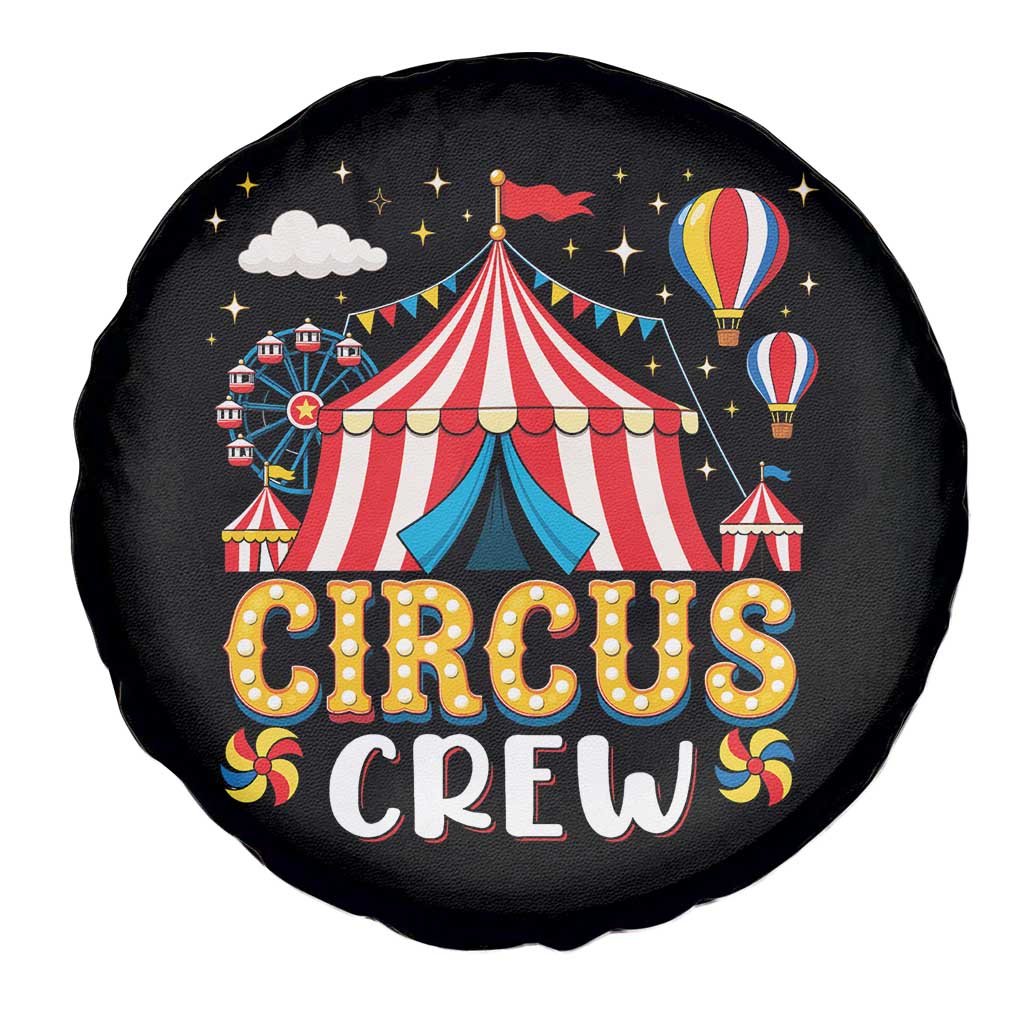 Circus Crew Spare Tire Cover Funny Circus Staff Clown Party Carnival