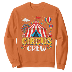 Circus Crew Sweatshirt Funny Circus Staff Clown Party Carnival