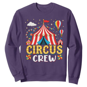 Circus Crew Sweatshirt Funny Circus Staff Clown Party Carnival